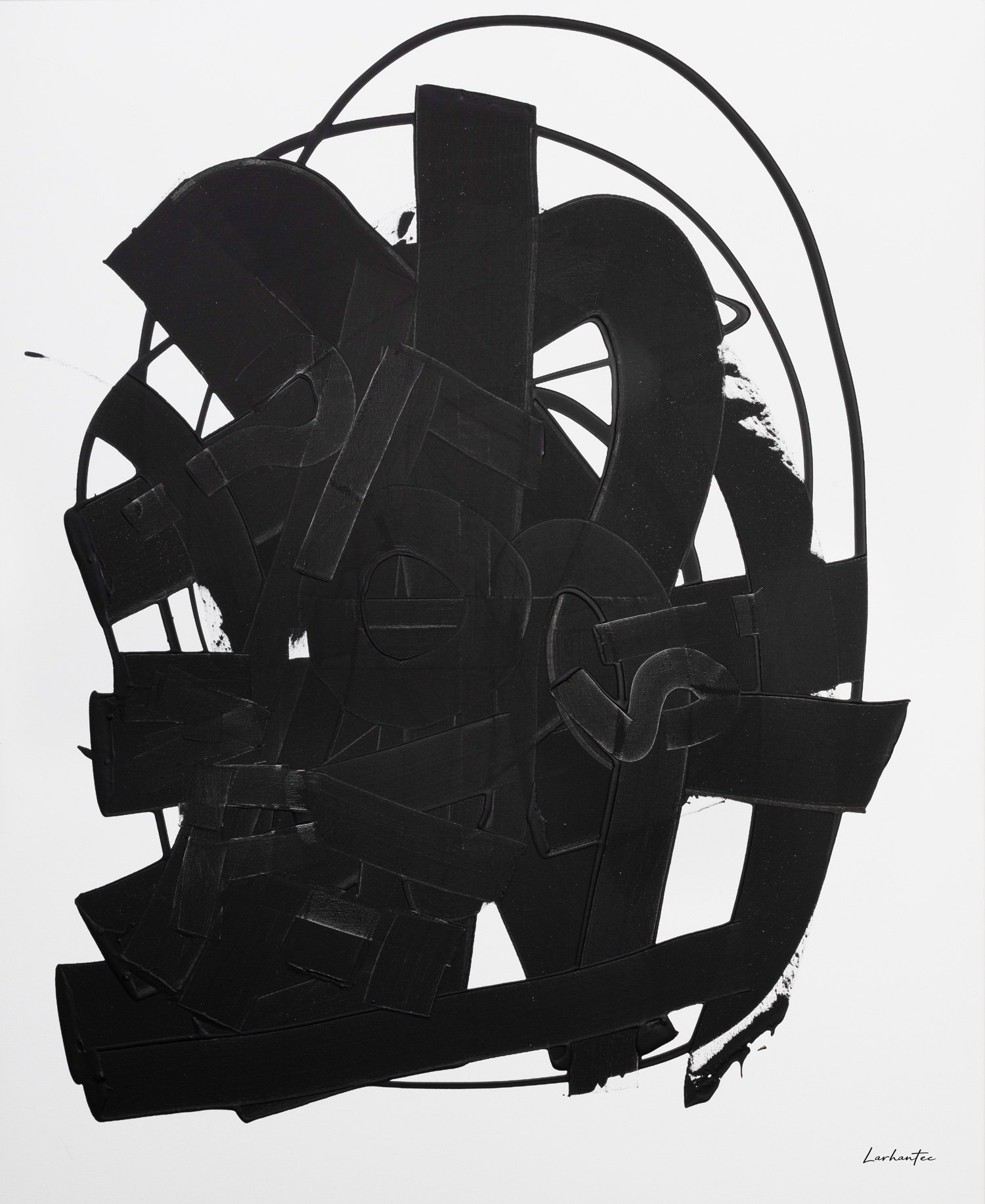 Love Is All, peinture abstraite, Acrylique sur toile de lin, 120 × 100 cm, 2026, Jean Marc Larhantec
