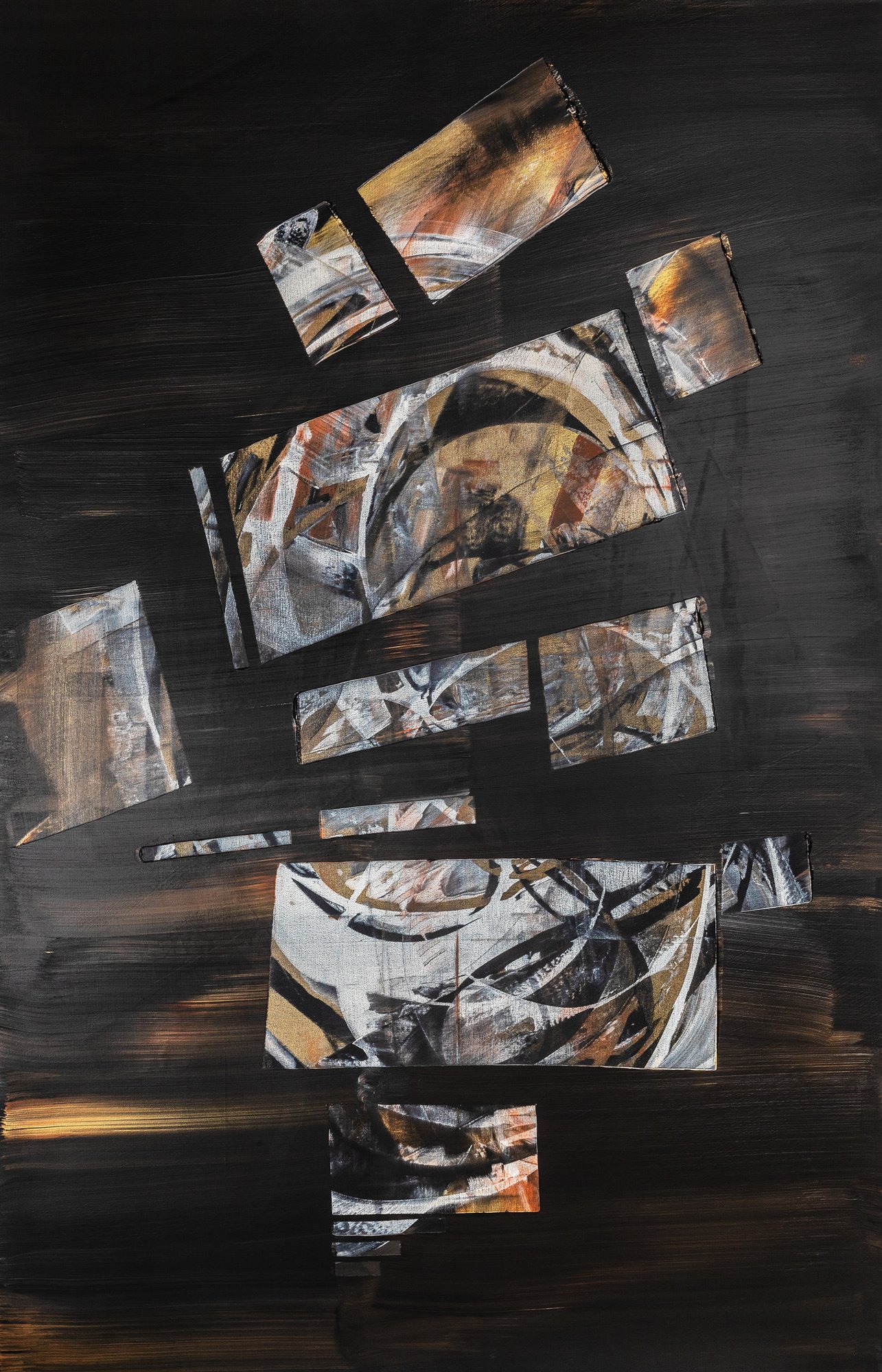 Soul Windows, peinture abstraite, Acrylique sur toile de lin, 200 × 120 cm, 2026, Jean Marc Larhantec