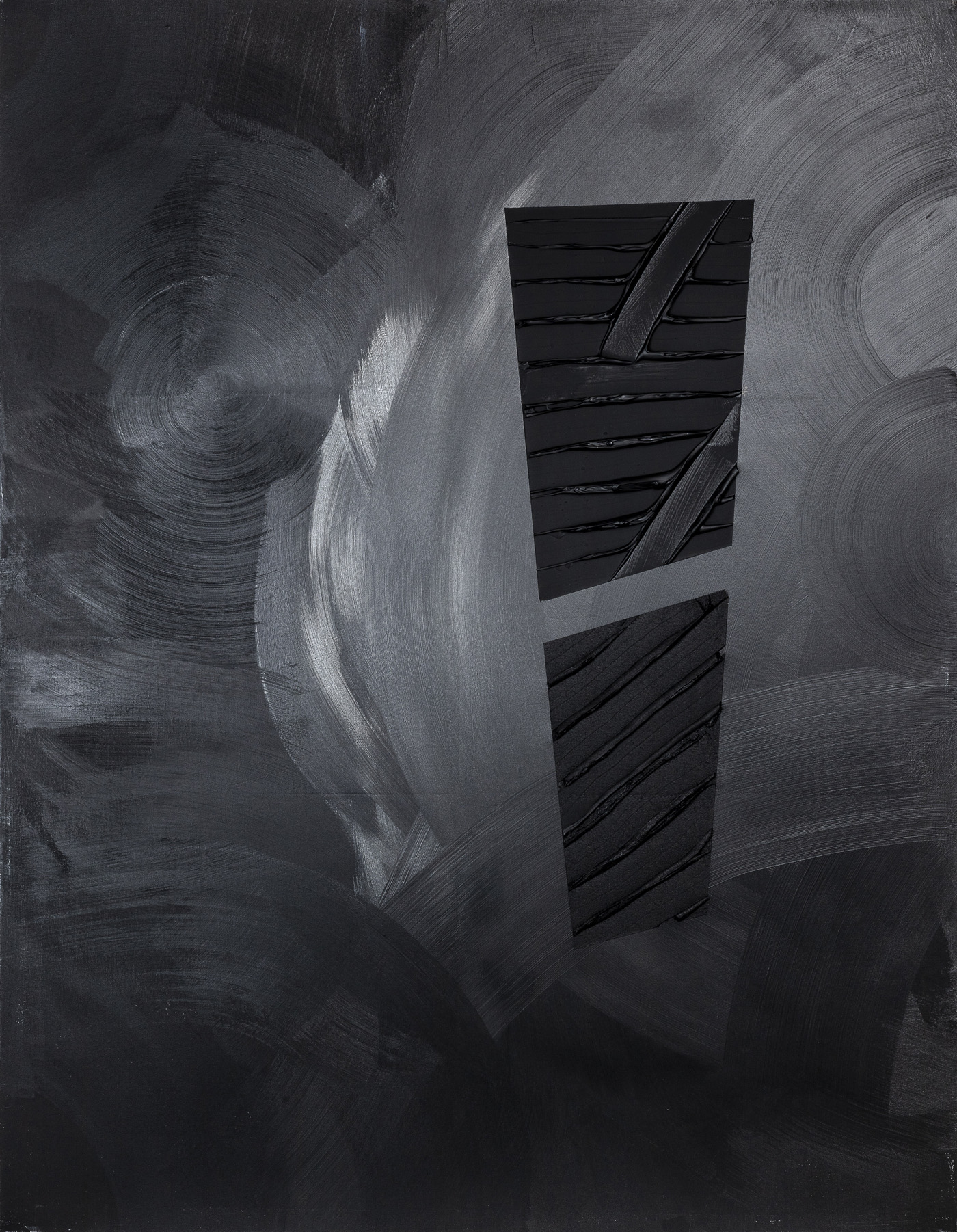 After Closer, peinture abstraite, Acrylique et médiums sur toile de lin, 146 x 114 cm, 2026, Jean Marc Larhantec