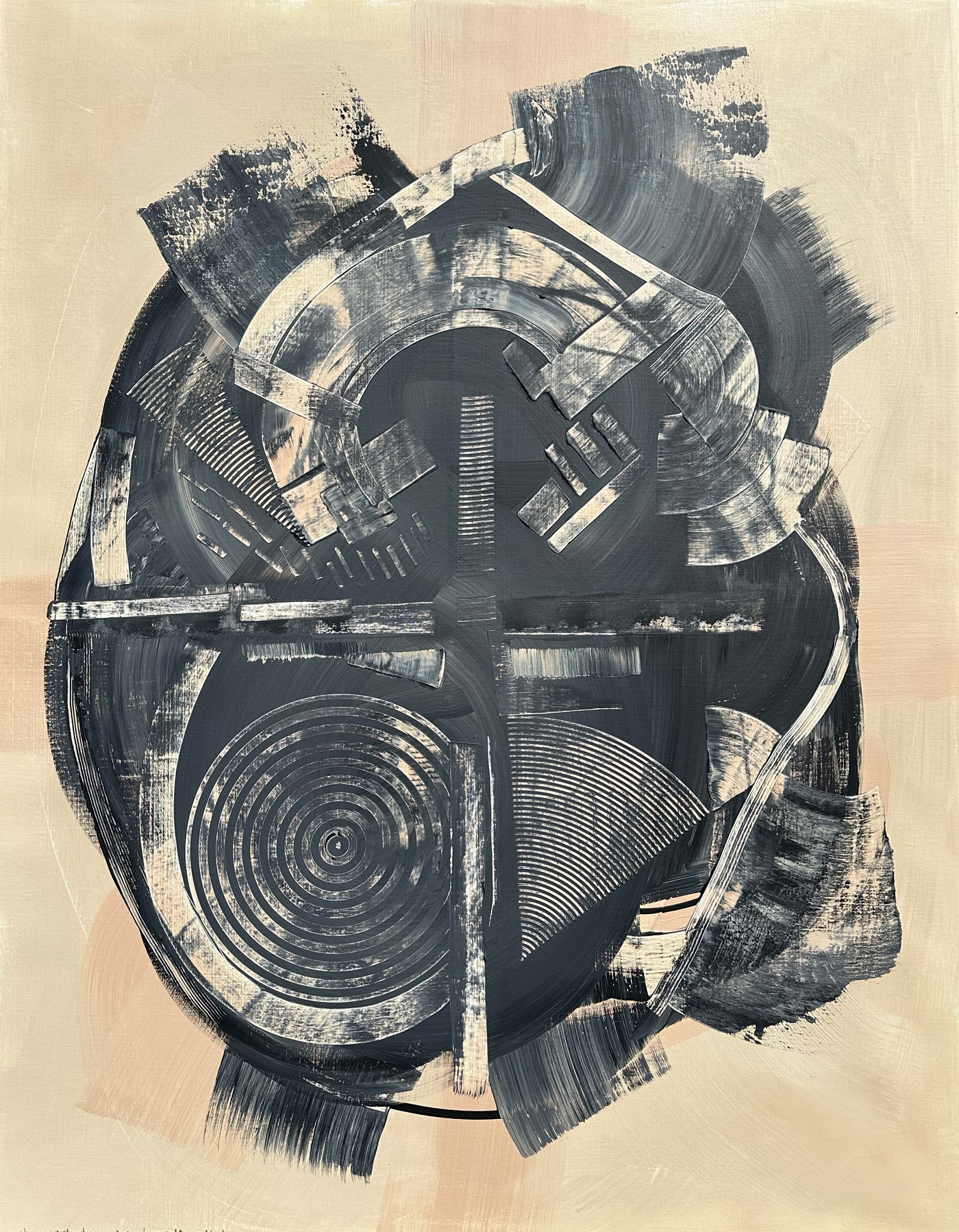 I Believe In You, peinture abstraite, Acrylique sur toile de lin, 146 x 114 cm, 2022, Jean Marc Larhantec