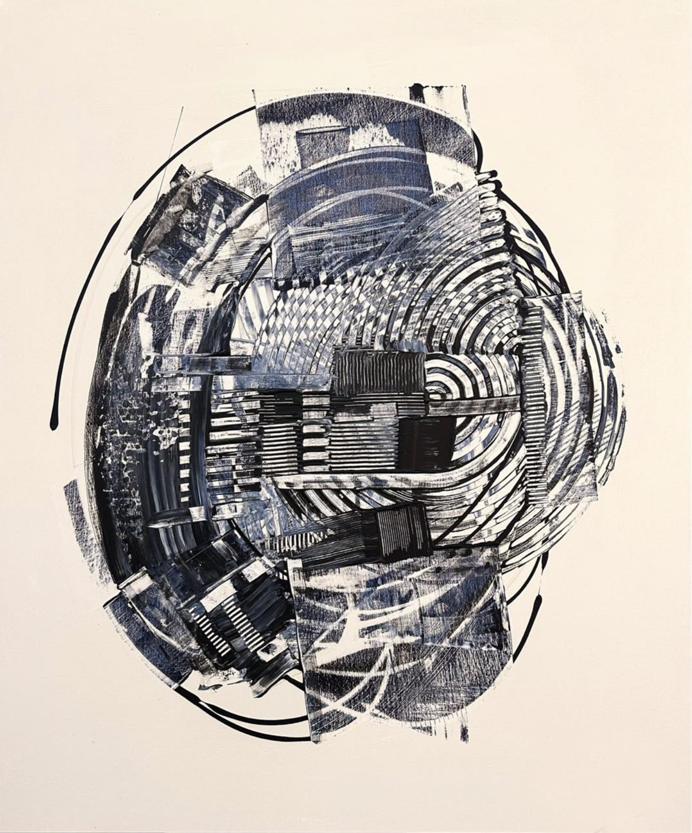 Access Your Memories, peinture abstraite, Acrylique sur toile de lin, 120 x 100 cm, 2021, Jean Marc Larhantec