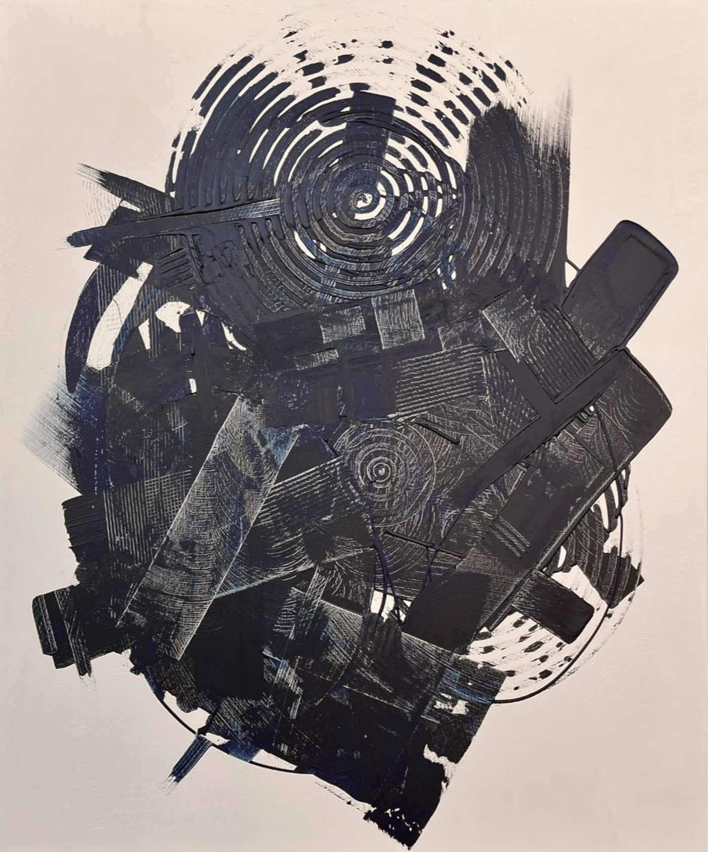 Do You Know Pavement ?, peinture abstraite, Acrylique sur toile de lin, 120 x 100 cm, 2020, Jean Marc Larhantec