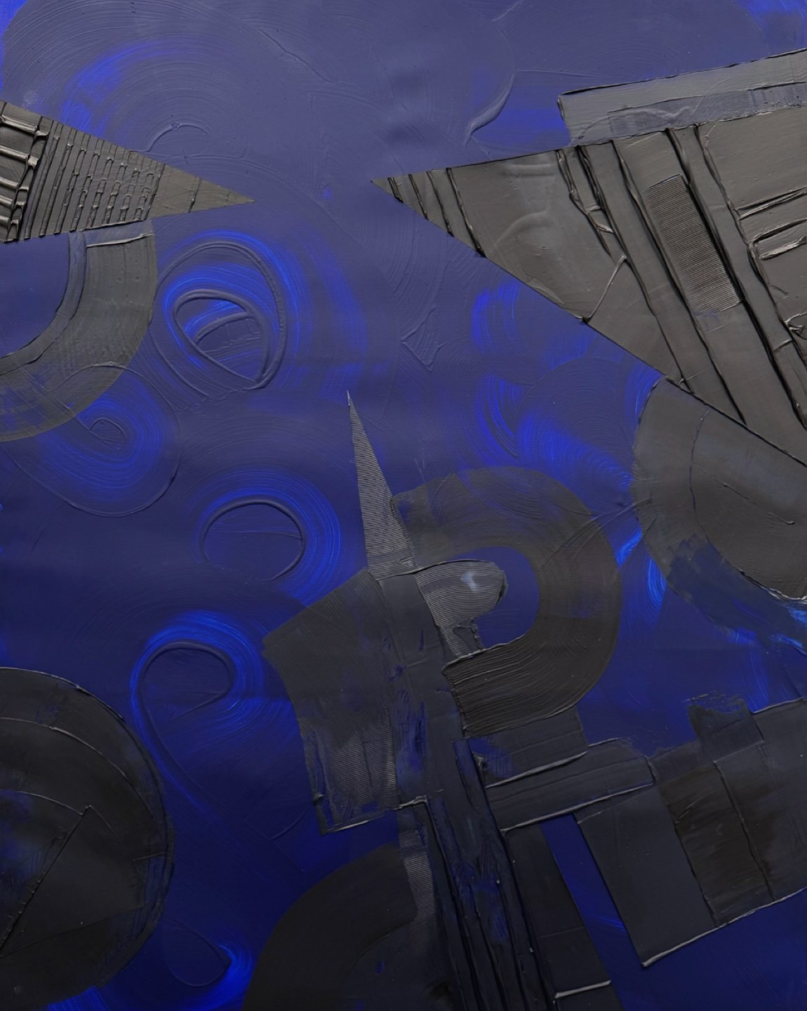 Pulse Vector, peinture abstraite, Acrylique sur toile de lin, 146 × 114, 2026, Jean Marc Larhantec